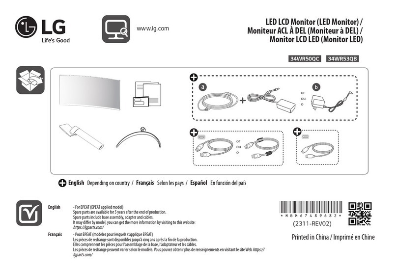 LG 34WR50QC User manual