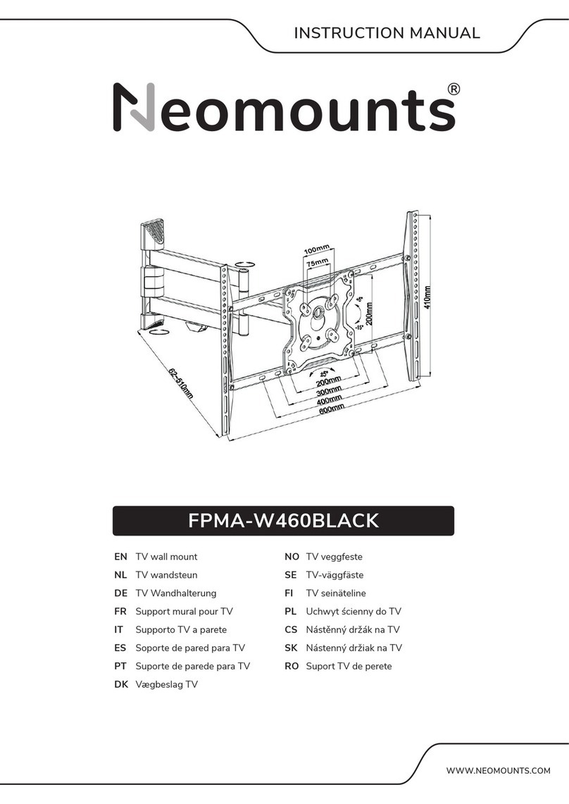 NeoMounts FPMA-W460BLACK instruction manual NeoMounts FPMA-W460BLACK instruction manual