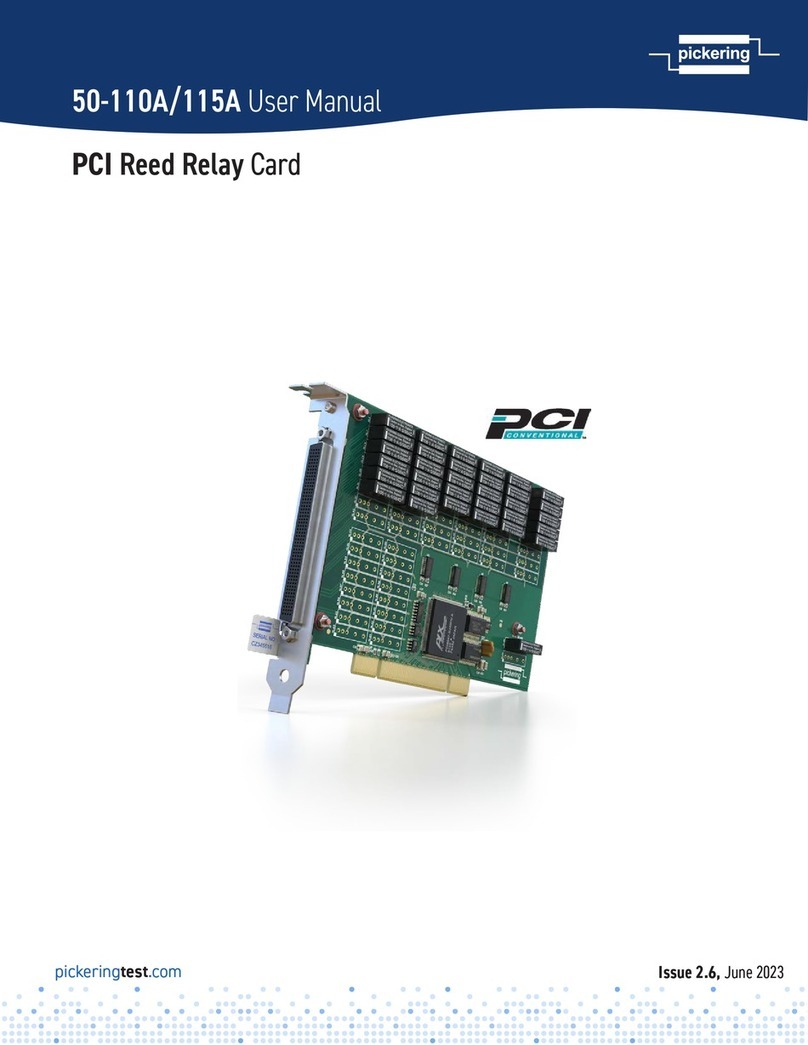 Pickering 50-110A User manual