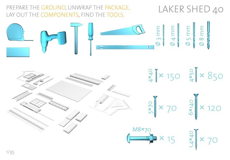 Vikträ LAKER SHED 40 manual