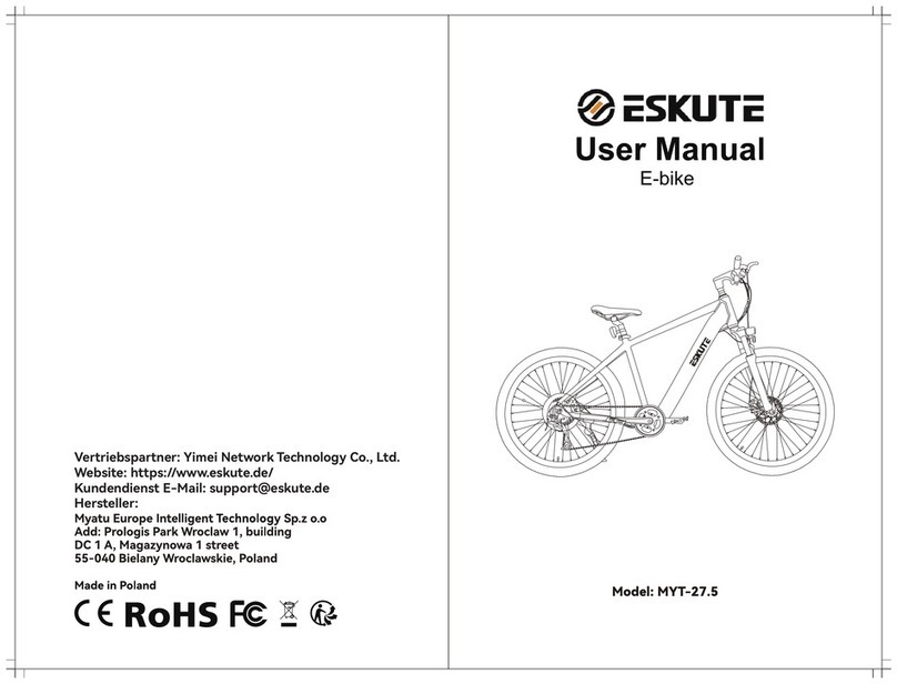 ESKUTE MYT-27.5 user manual