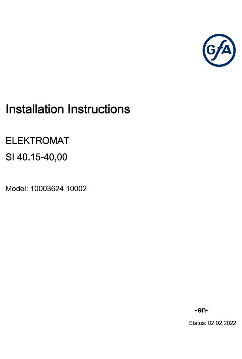GFA 10003624 10002 installation instructions