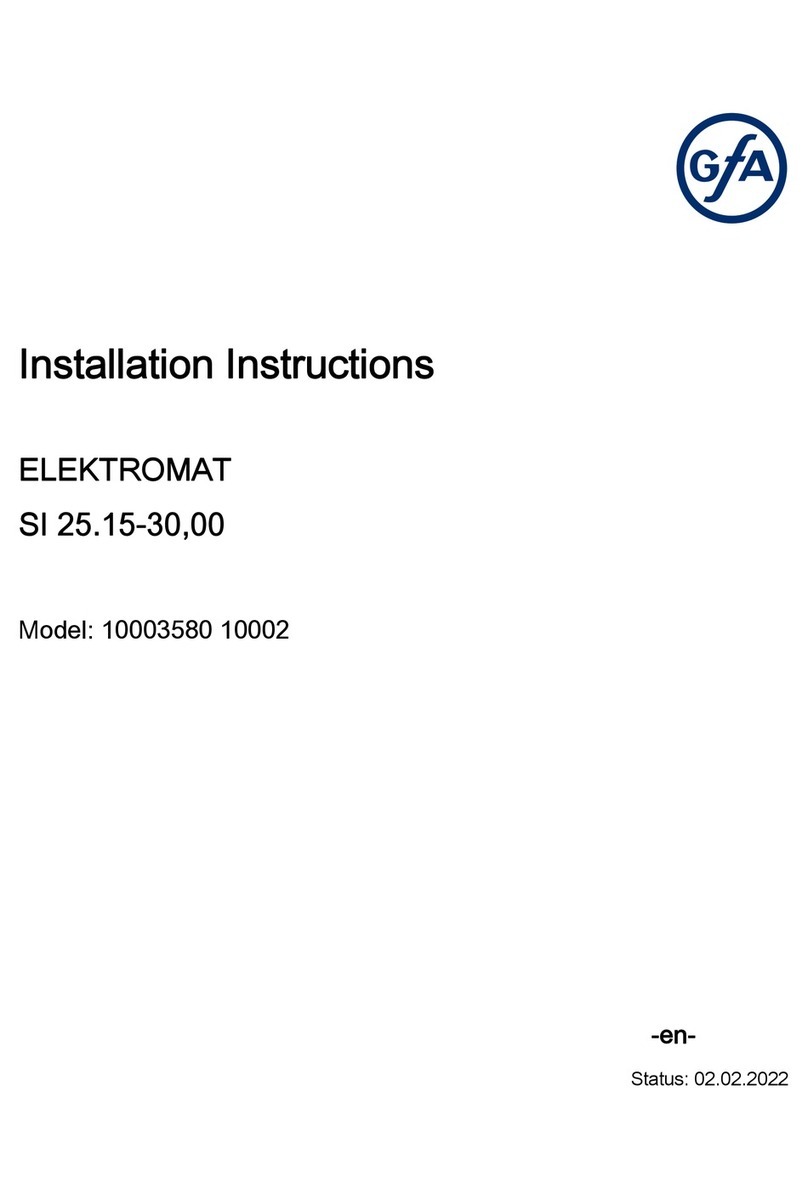 GFA 10003580 10002 User manual