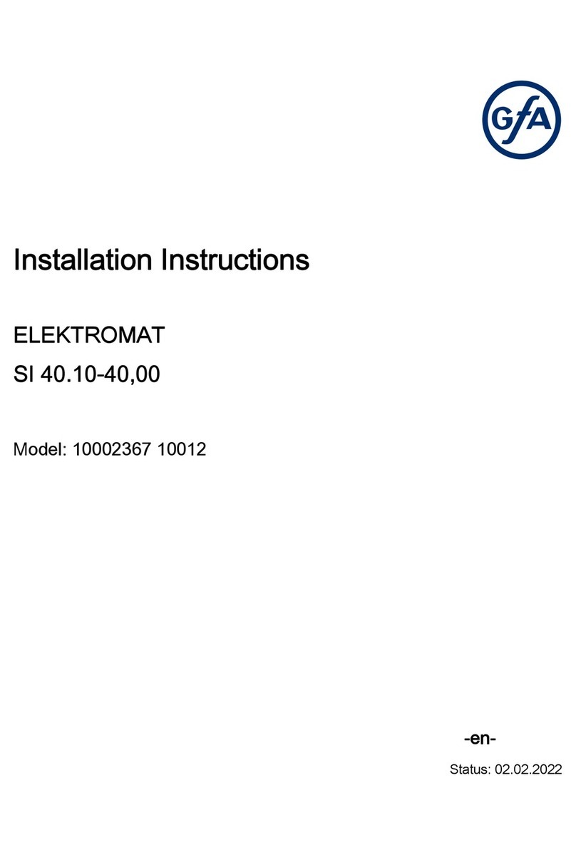 GFA 10002367 10012 installation instructions