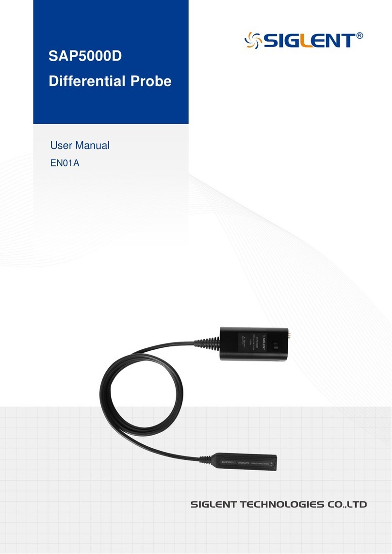 SIGLENT SAP5000D User manual
