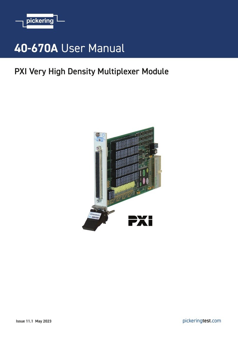 Pickering 40-670A User manual
