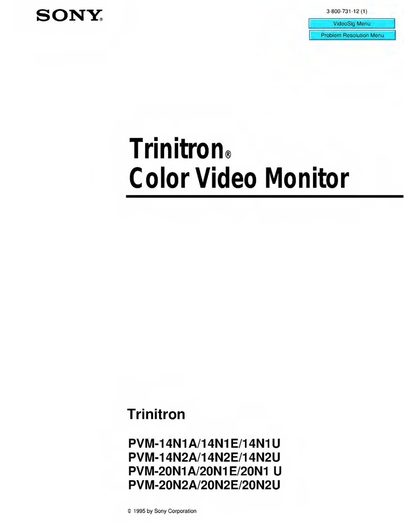 Sony Trinitron PVM-14N1A User manual