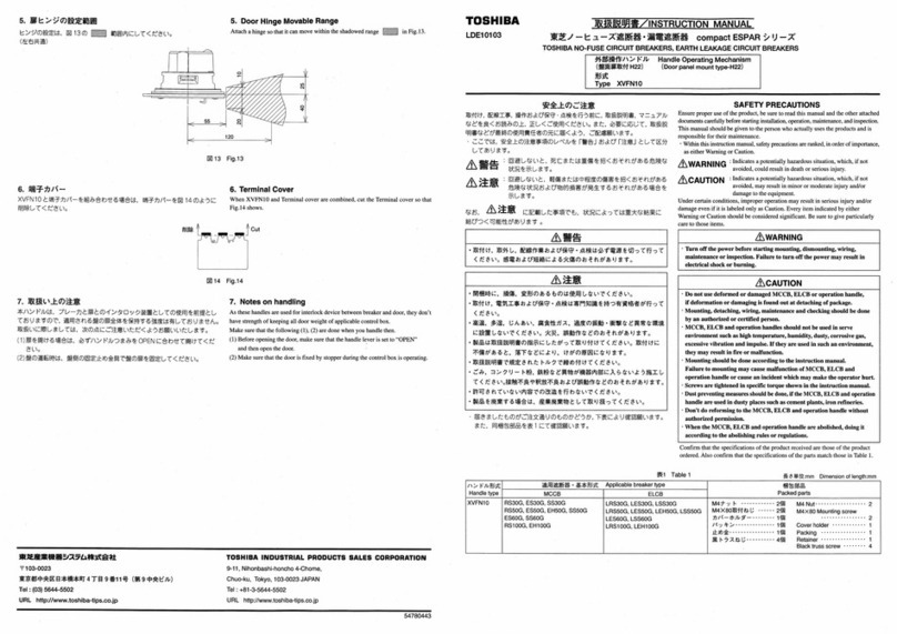 Toshiba XVFN10 User manual