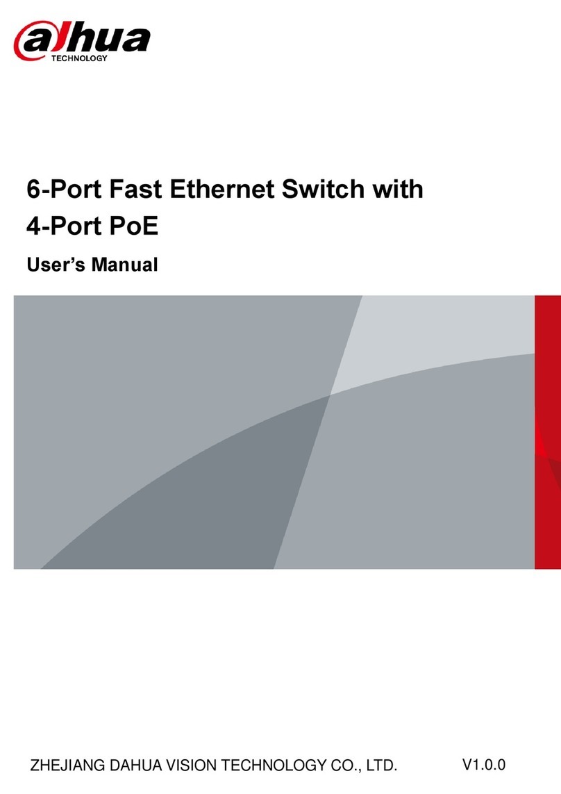 Dahua PFS3006-4ET-36 User manual