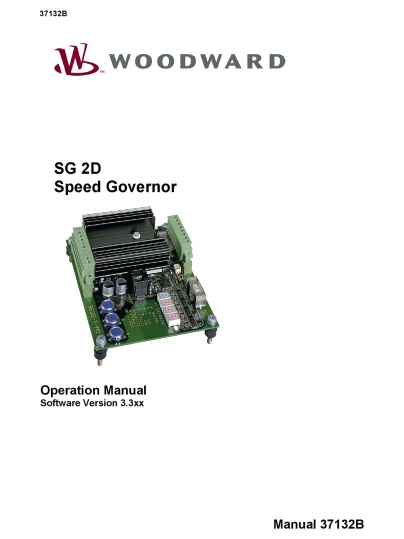 Woodward SG 2D Operation manual