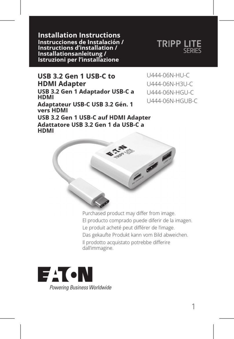 Eaton TRIPP LITE U444-06N-HU-C User manual