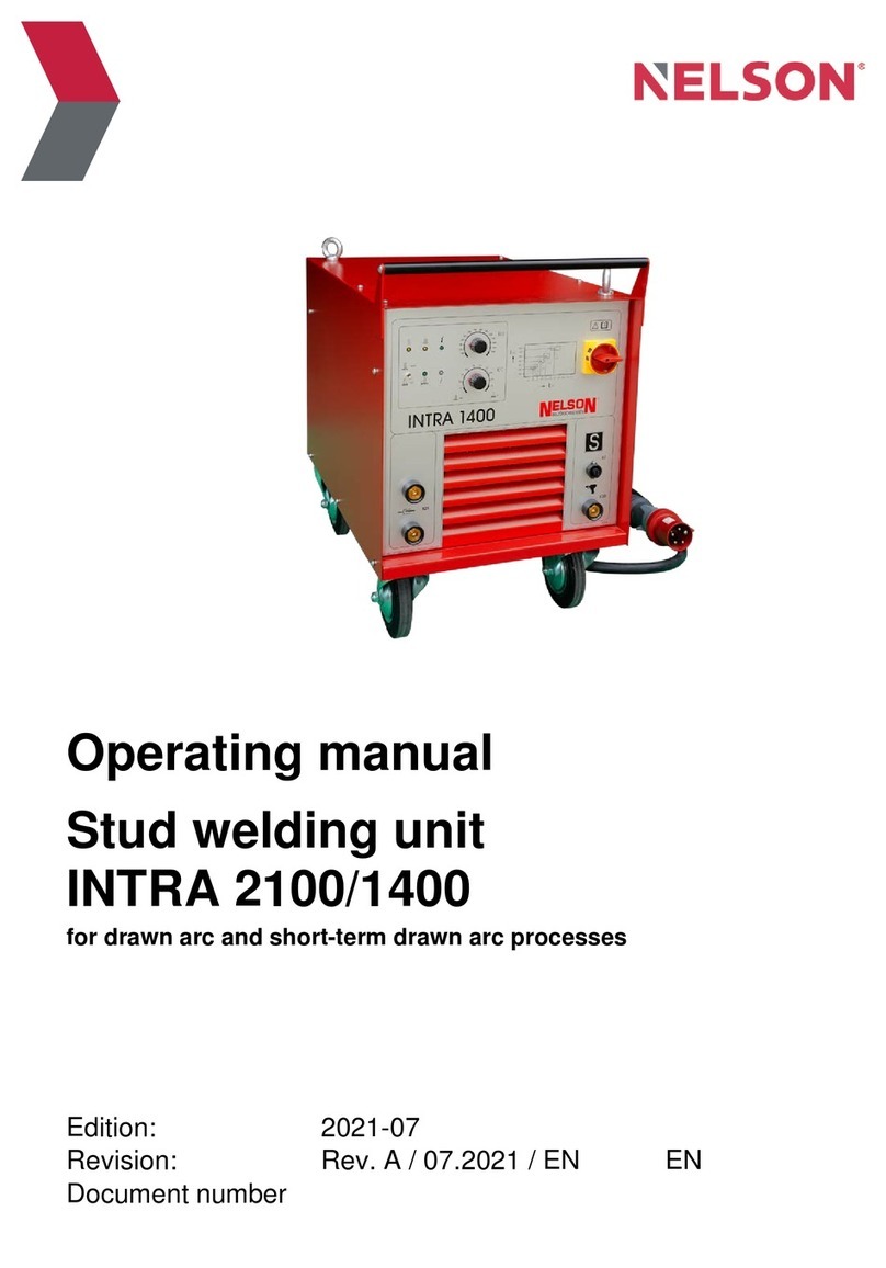Nelson INTRA 2100 operating manual