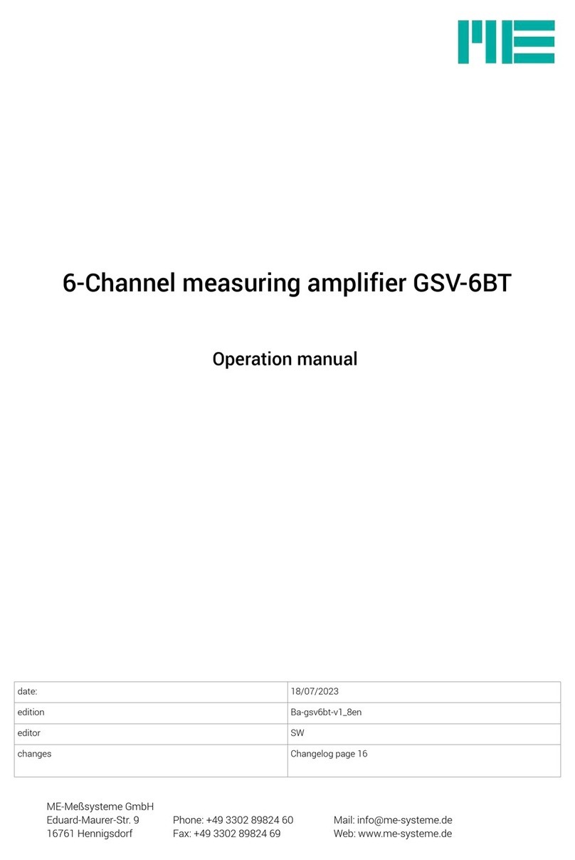 Me GSV-6BT User manual