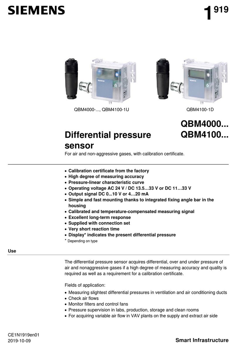 Siemens QBM4000 Series User manual