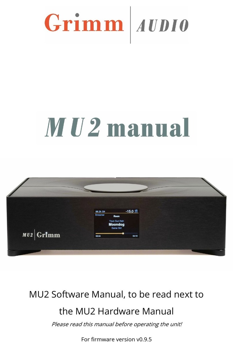 Grimm Audio MU2 manual