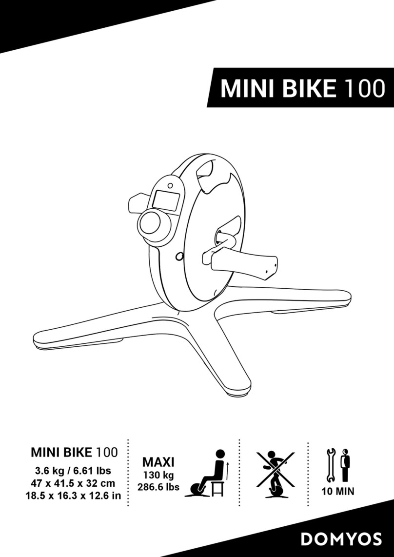 Domyos MINI BIKE 100 User manual