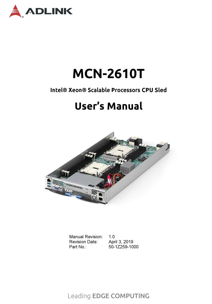 ADLINK Technology MCN-2610T user manual