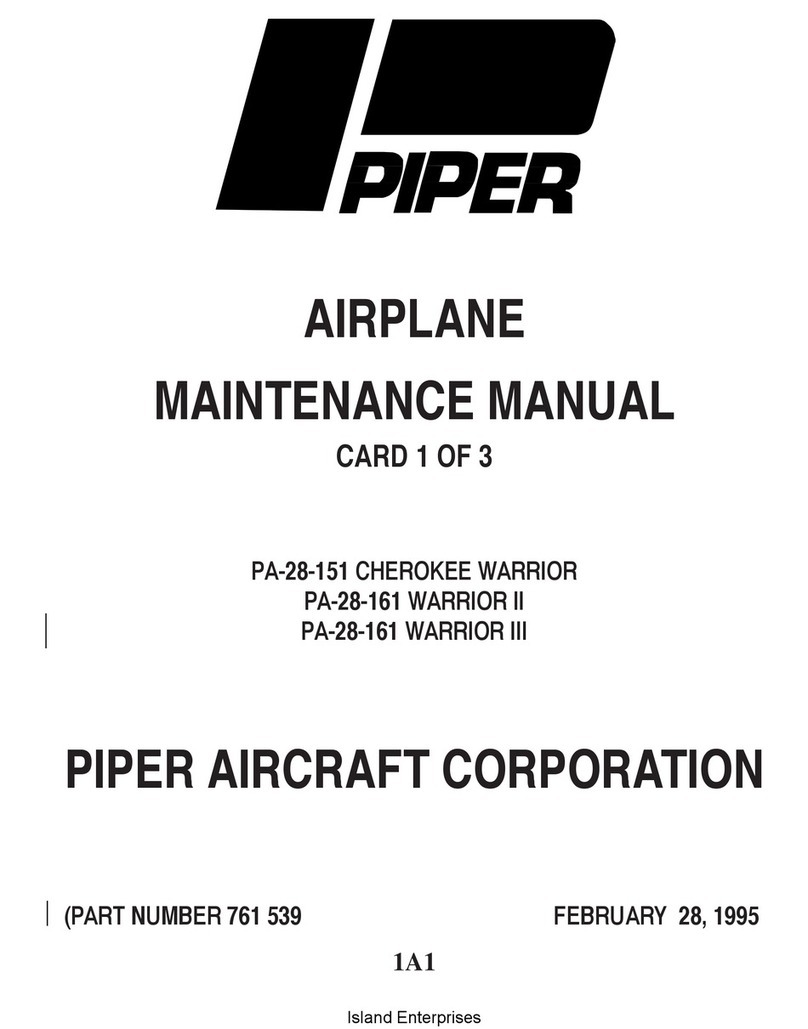 Piper CHEROKEE WARRIOR PA-28-151 1995 Maintenance manual