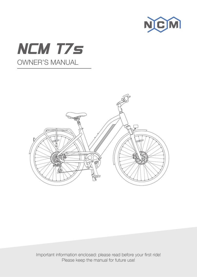 NCM T7s owner's manual