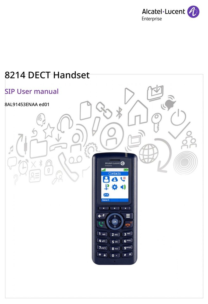 Alcatel-Lucent Enterprise 8214 user manual
