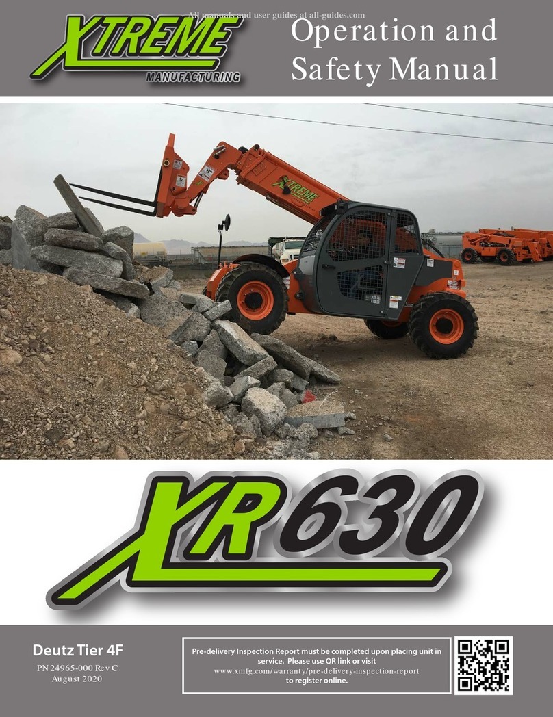 Xtreme XR630 Operation and safety manual