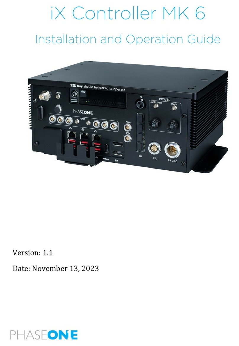 PhaseOne iX Controller MK 6 Installation and operation guide PhaseOne iX Controller MK 6 Installation and operation guide
