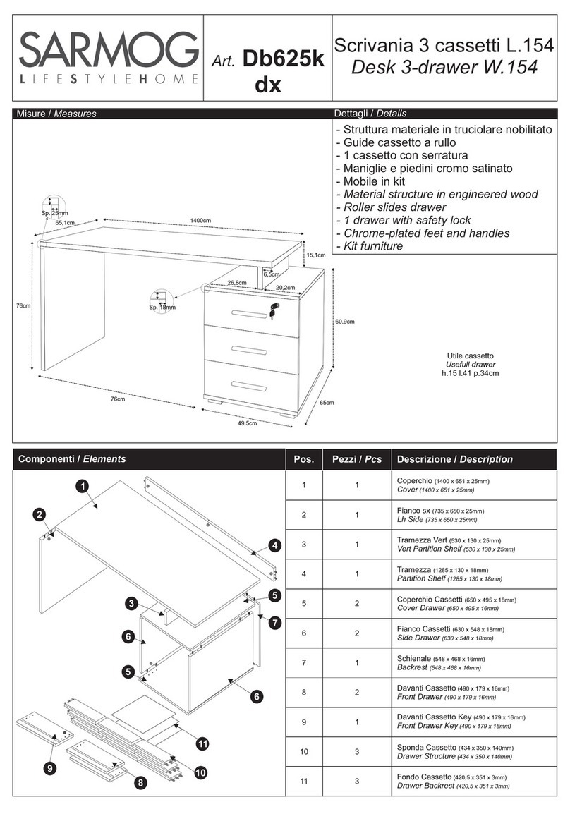 SARMOG Db625kdx User manual