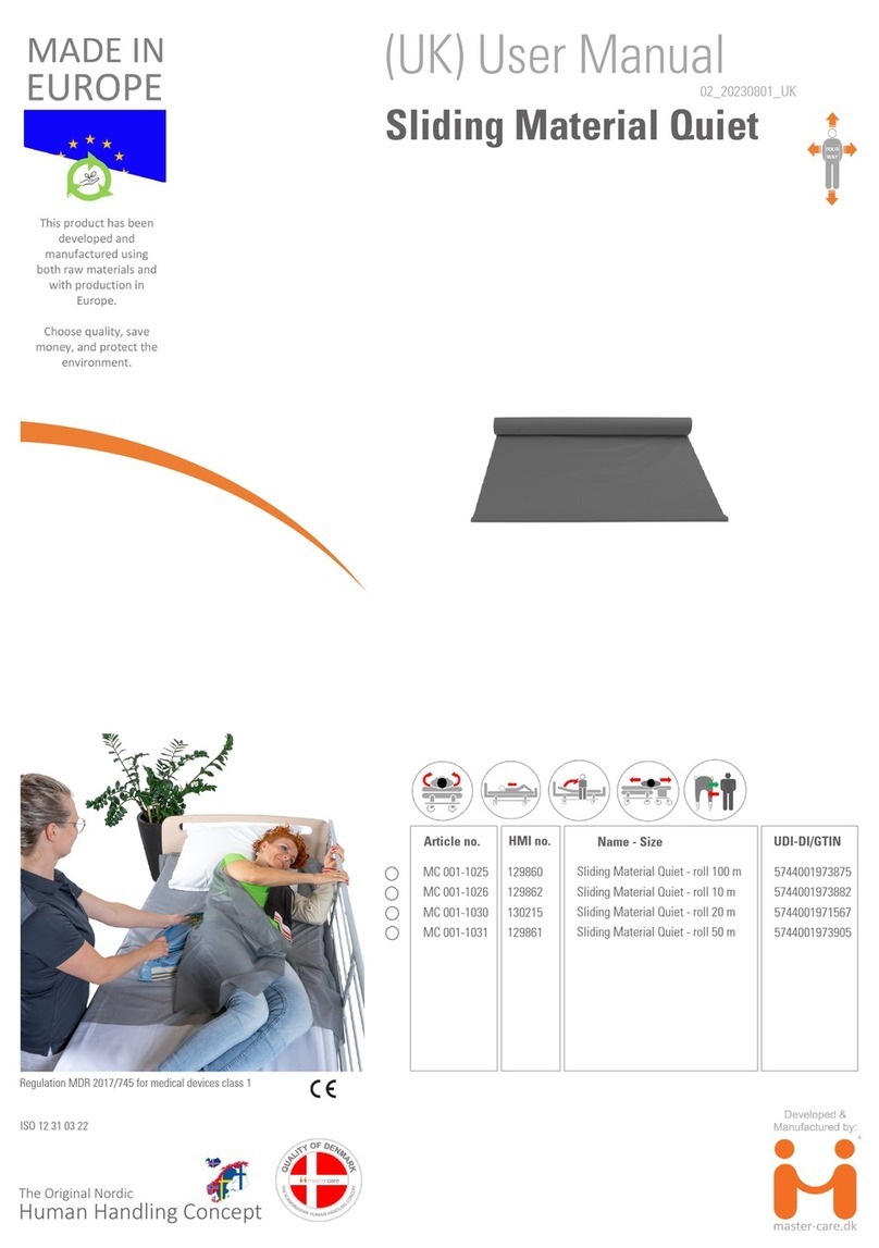 Mastercare MC 001-1025 User manual Mastercare MC 001-1025 User manual