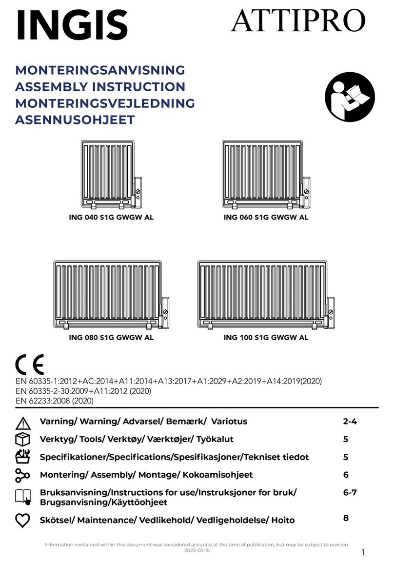 ATTIPRO ING 040 S1G GWGW AL Assembly instruction ATTIPRO ING 040 S1G GWGW AL Assembly instruction