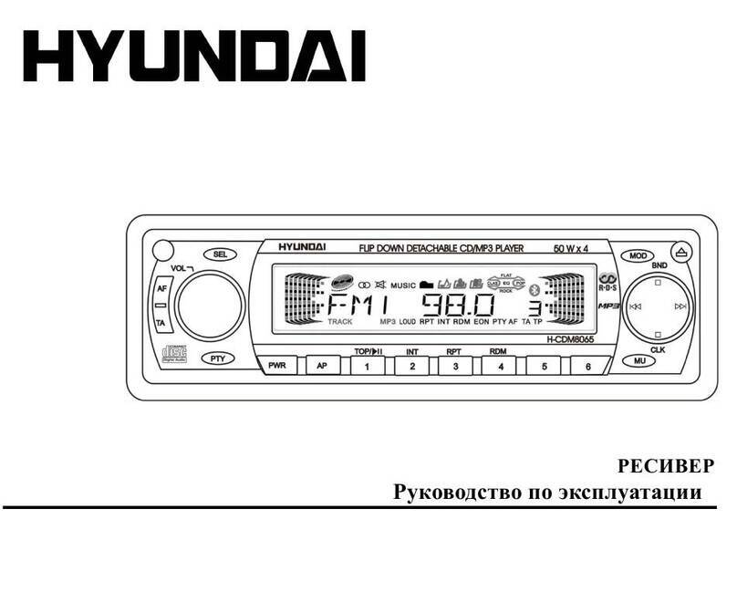 Hyundai H-CDM8065 instruction manual