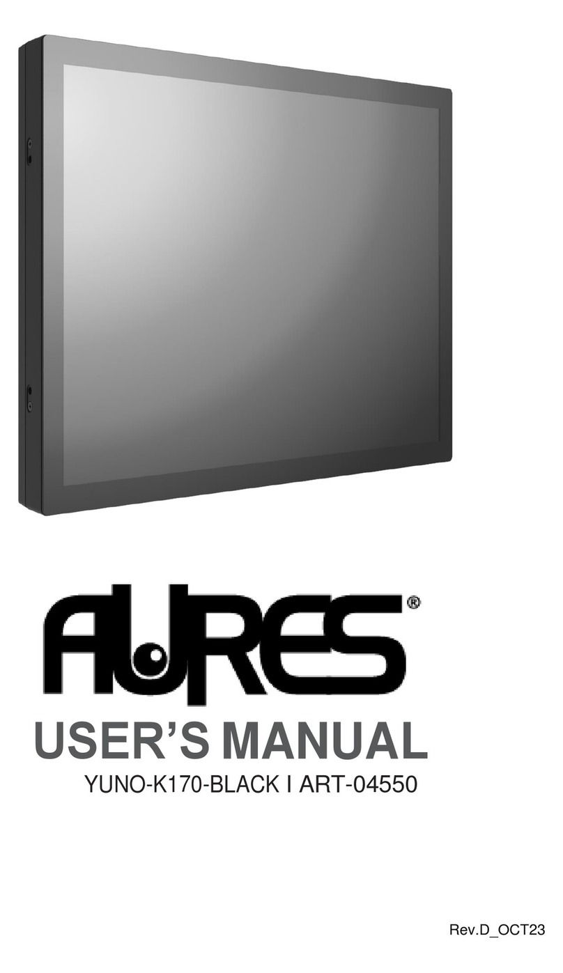 AURES YUNO-K170-BLACK user manual