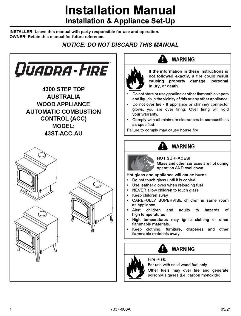 Quadra-Fire 43ST-ACC-AU installation manual