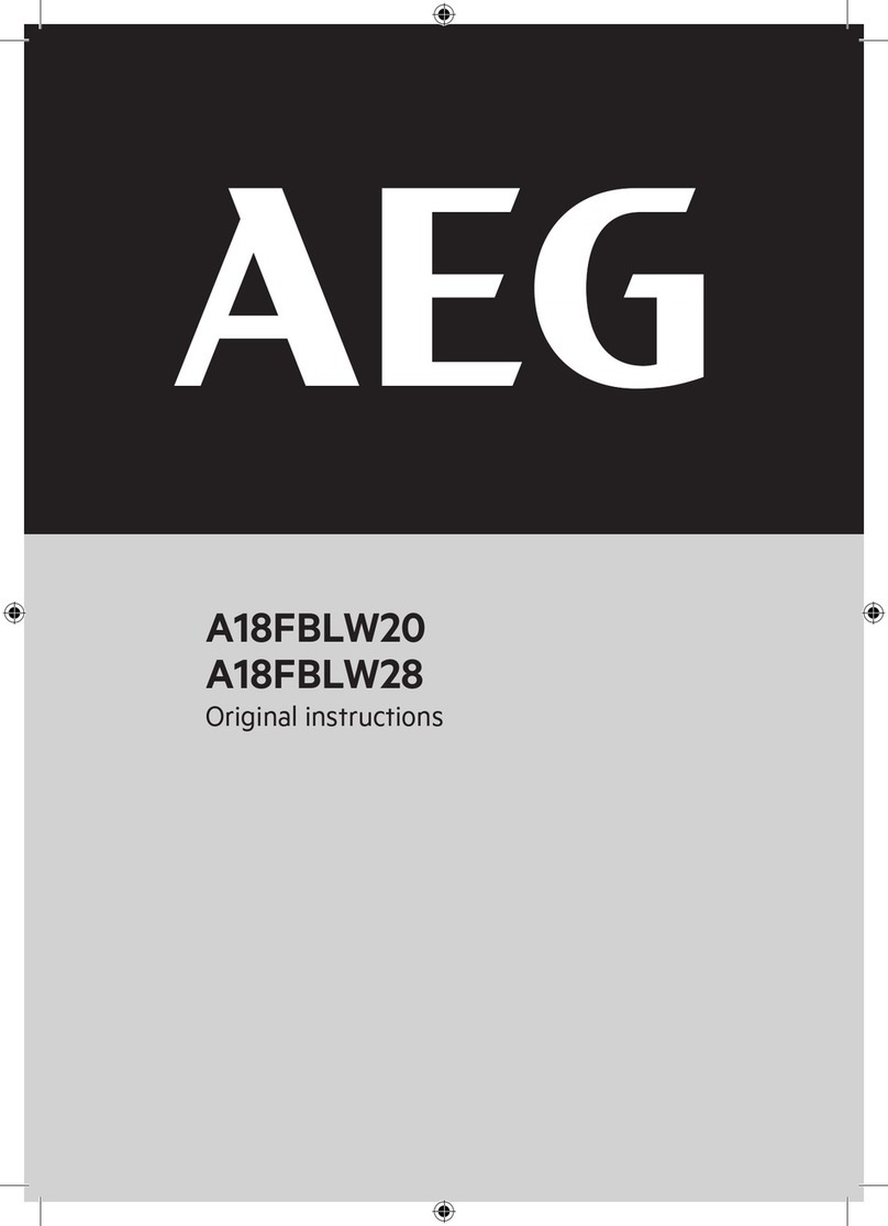 AEG A18FBLW20 User manual