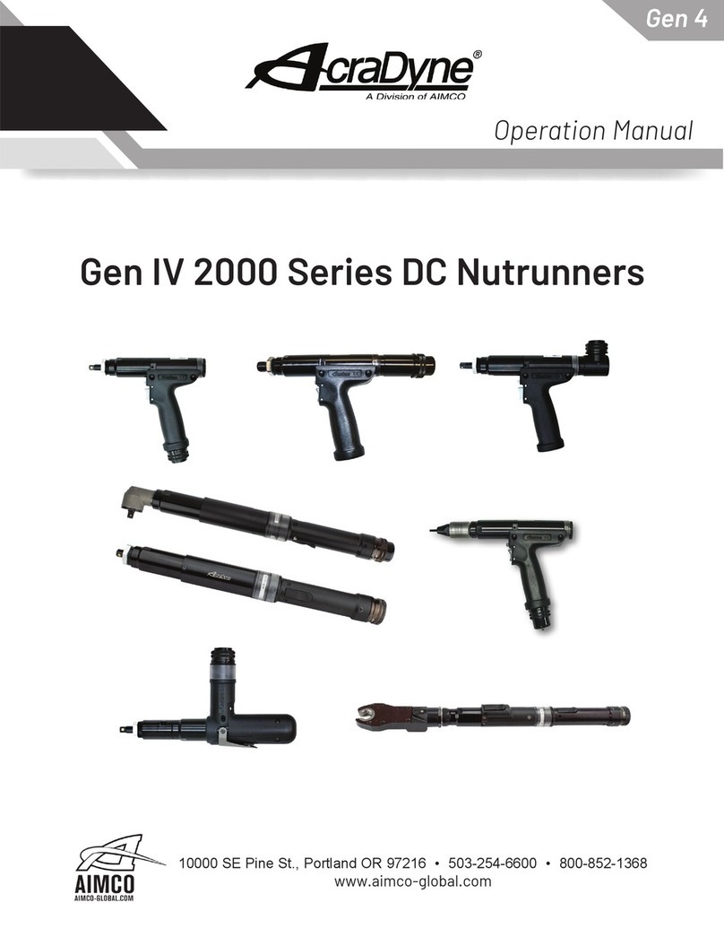 Aimco AcraDyne Gen IV 2000 Series Operation manual