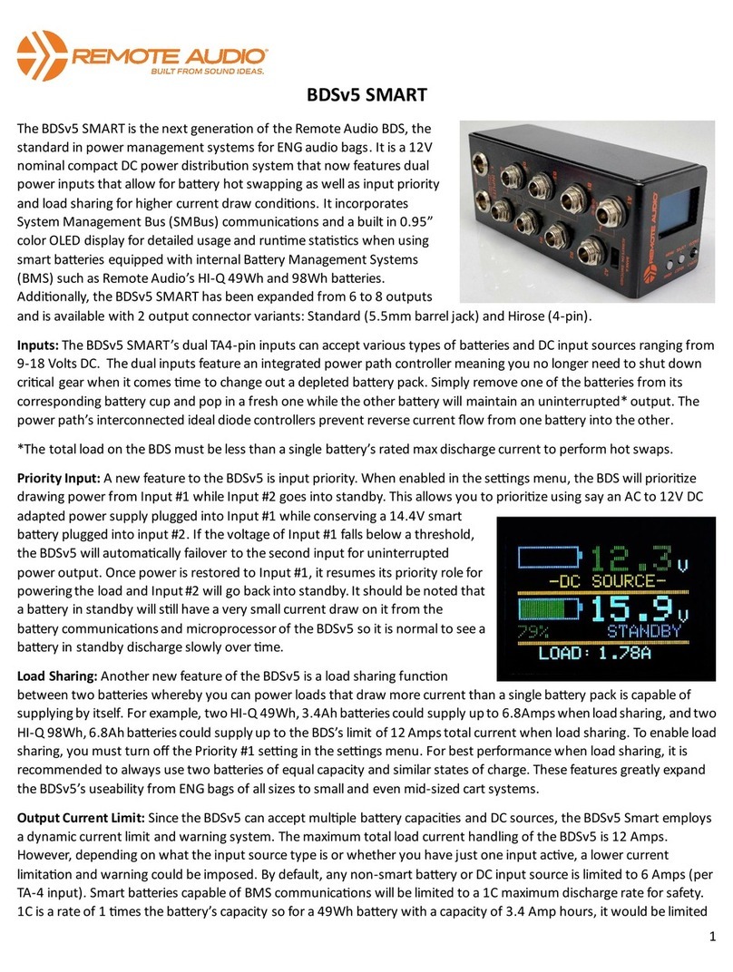 Remote Audio BDSv5 SMART manual