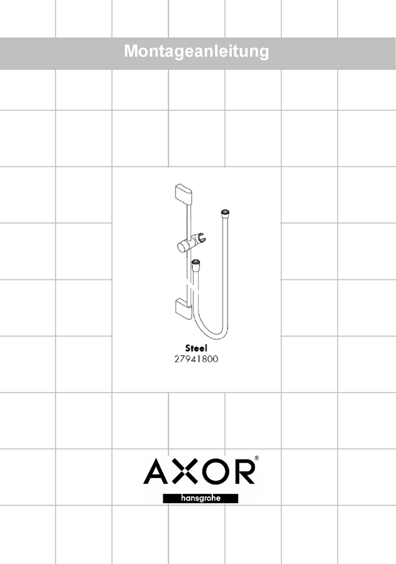 Hans Grohe AXOR Steel 27941800 manual Hans Grohe AXOR Steel 27941800 manual