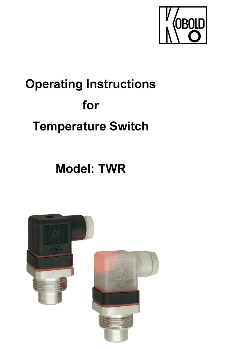 Kobold TWR-1 Series User manual