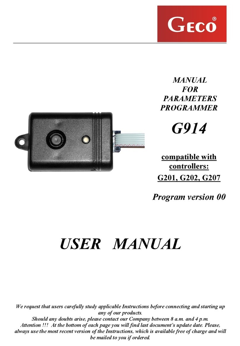 Geco G914 user manual
