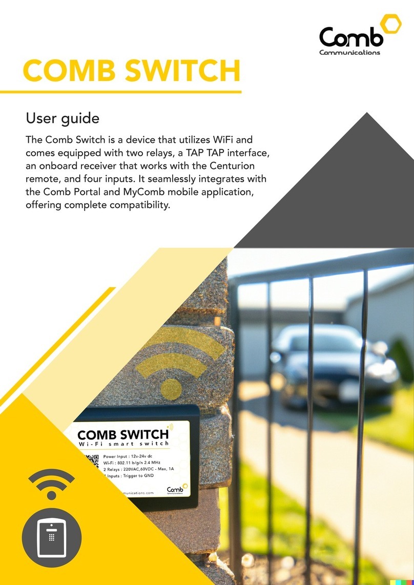 Comb Communications Switch user guide