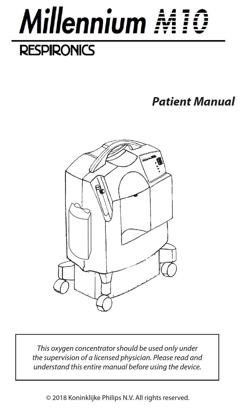 Respironics Millennium M10 User manual Respironics Millennium M10 User manual