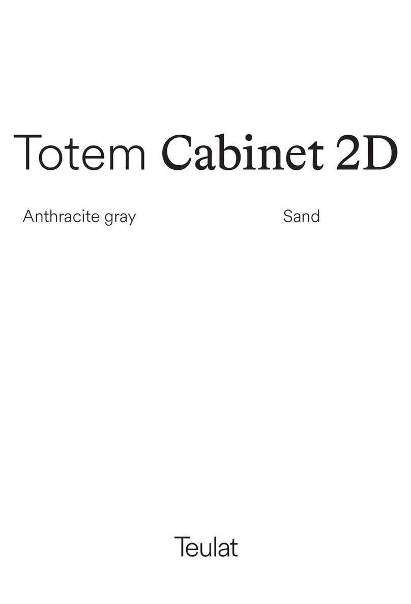 Teulat Totem Cabinet 2D 17309 TE User manual Teulat Totem Cabinet 2D 17309 TE User manual