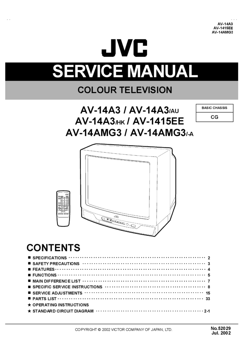 JVC AV-14A3, AV-14F3, AV-1435, AV- User manual