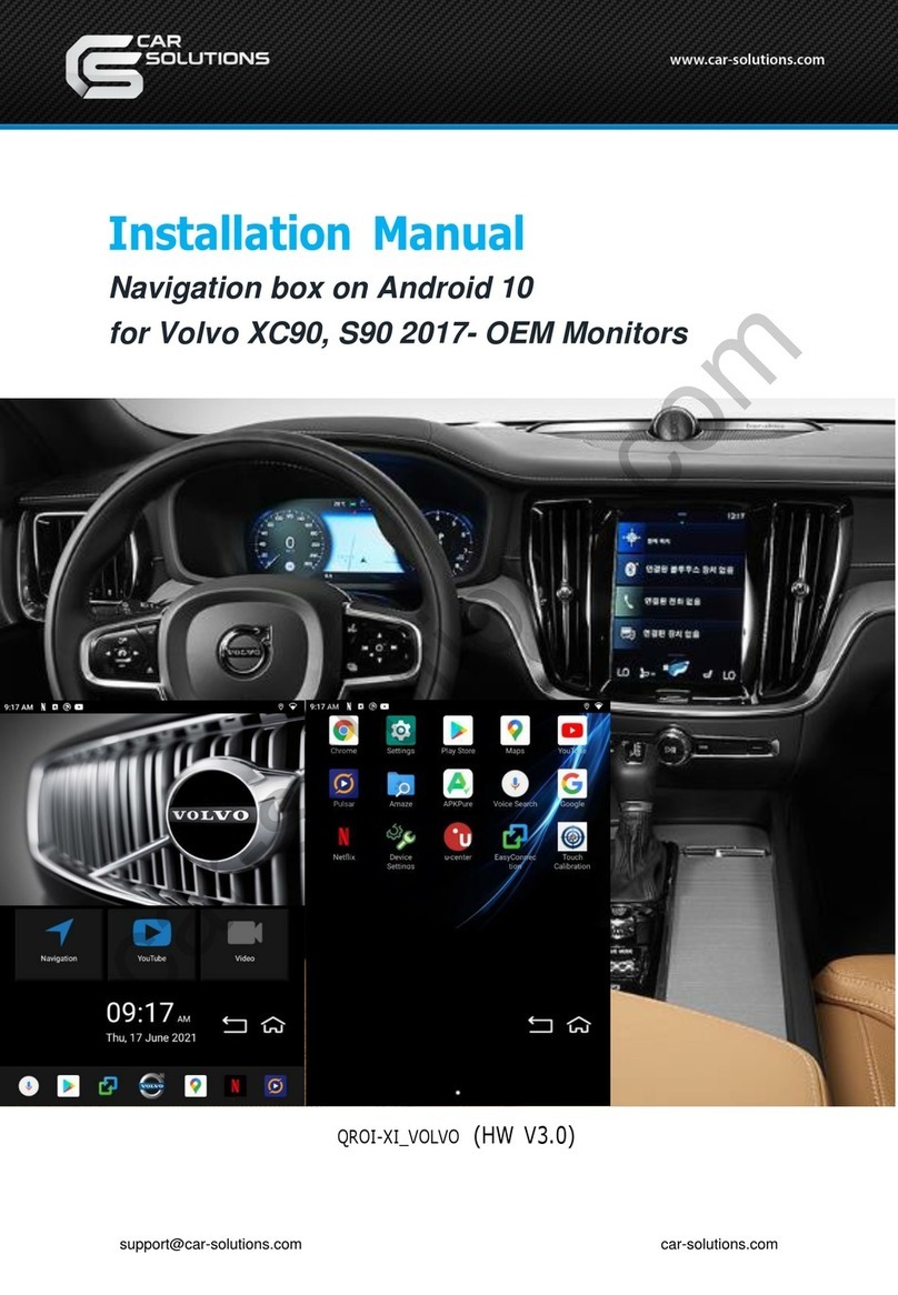 Car Solutions QROI-XI User manual