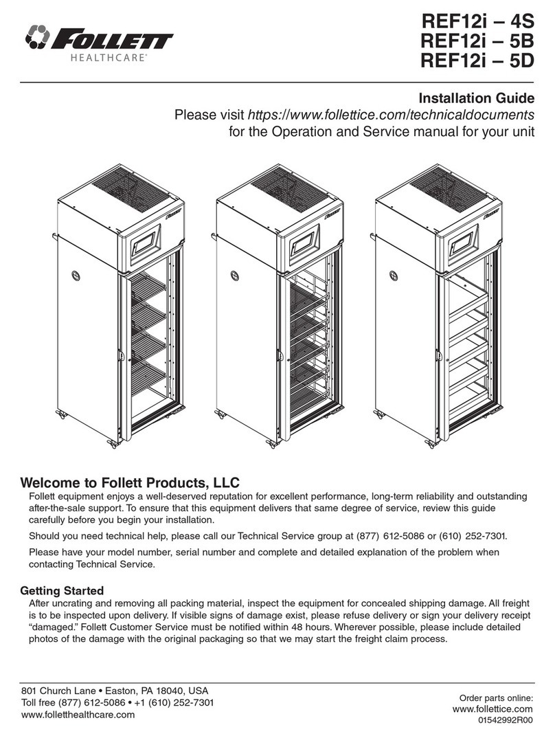 Follett REF12i-4S installation guide