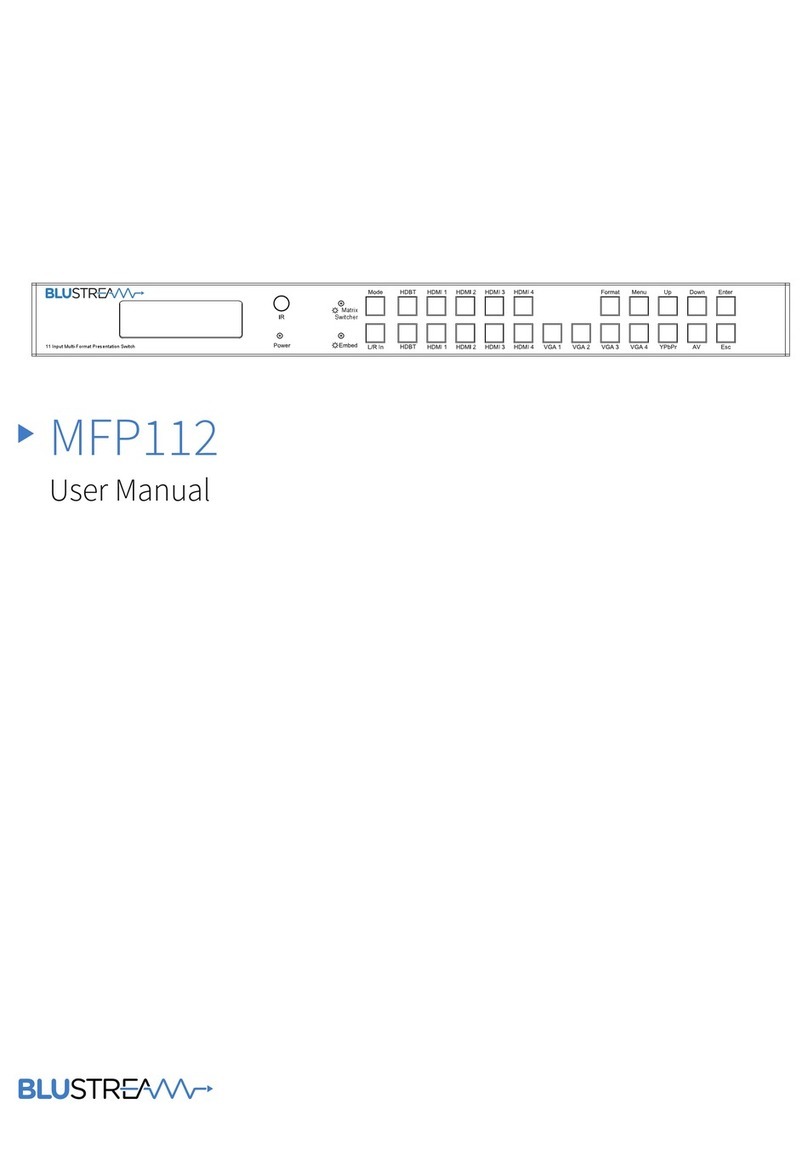 Bluestream MFP112 user manual