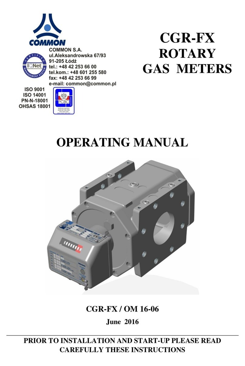 Common CGR-FX operating manual