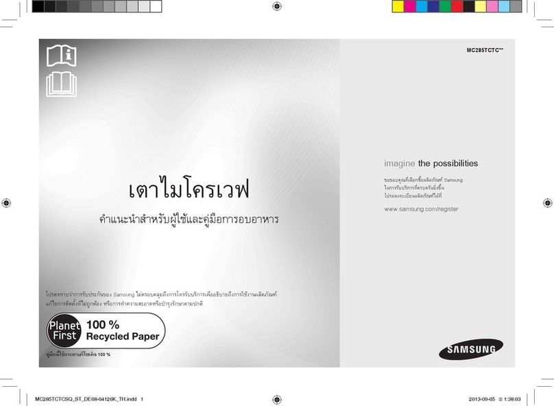 Samsung MC285TCTC SERIES Manual
