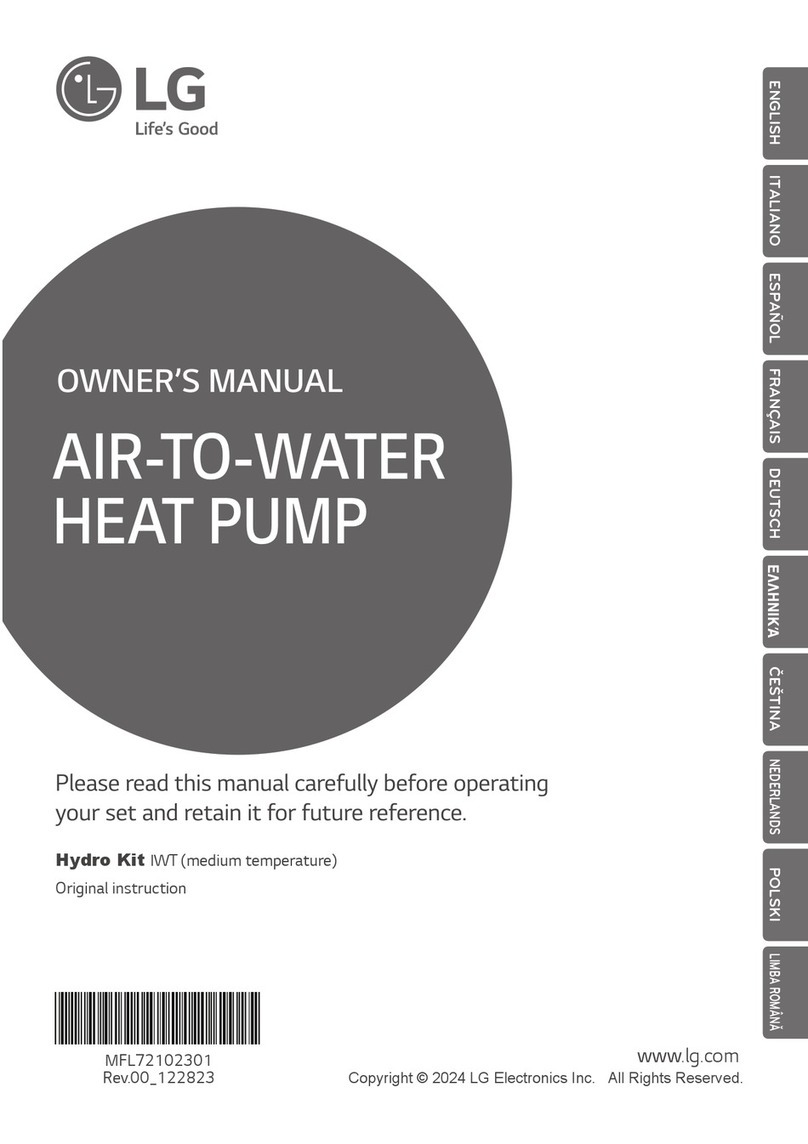 LG Hydro Kit IWT User manual