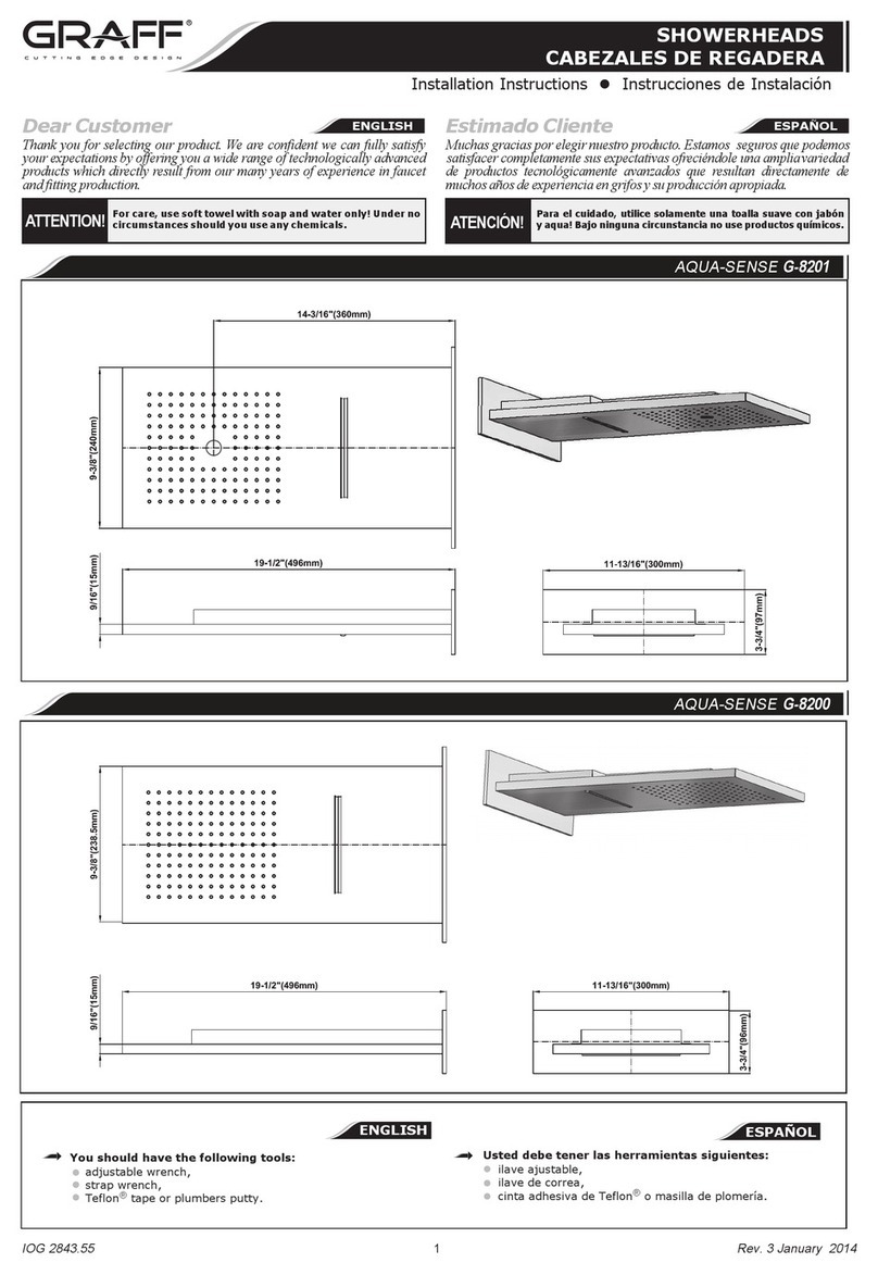 Graff AQUA-SENSE G-8201 User manual