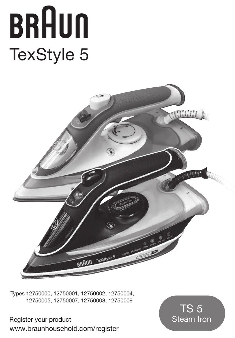 Braun TexStyle 5 TS 5 User manual